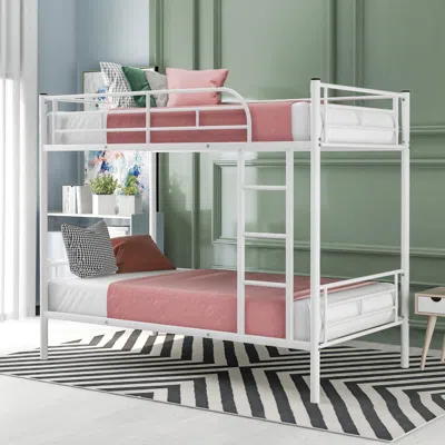 Streamdale Furniture Streamdale Twin Over Twin Metal Bunk Bed