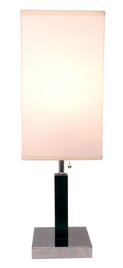 Streamdale Furniture Streamdale 26" H Brown Square Wooden Table Lamp (1 Piece) (0.92/5.55)