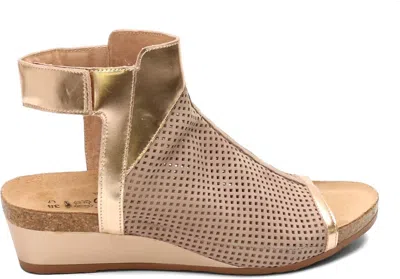 Naot oz In Stone Rose Gold In Beige