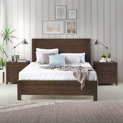 Streamdale Furniture Streamdale Albany Solid Wood Bed