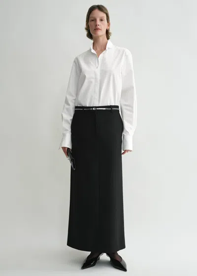 Totême Tuxedo Shirt White In White