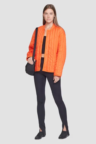 3.1 Phillip Lim Quilted Single-breasted Jacket In Orange
