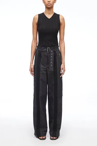 3.1 Phillip Lim Recycled Tech Poly Cargo Pant In Black