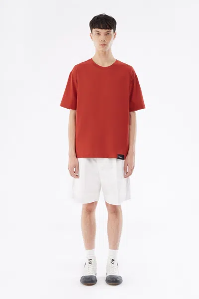 Shop 3.1 Phillip Lim Short Sleeve Perfect Tee In Terracotta