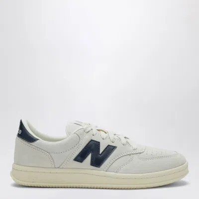 New Balance T500 Suede Low-top Sneakers In White
