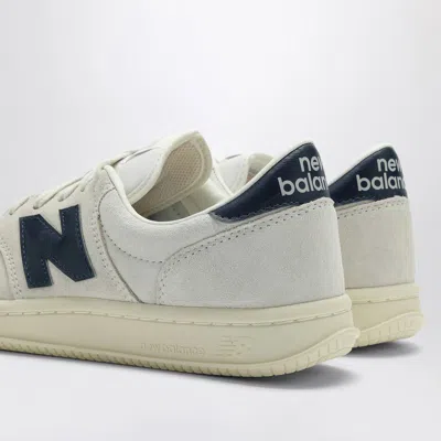 New Balance T500 Suede Low-top Sneakers In White