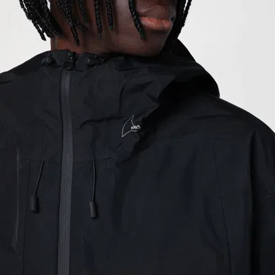 Roa Black Hardshell Zip Jacket In Black