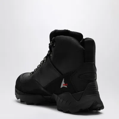 Roa Andreas Lace-up Hiking Boots In Black