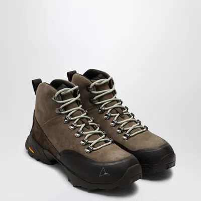 Roa Man Ankle Boots Sage Green Size 8 Leather In Beige
