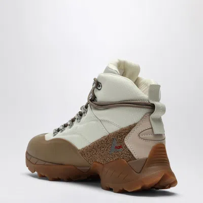 Roa Men's Bone/white Gum Andreas Strap Lace Up Boot | Size 42 | Asfa13ny In White