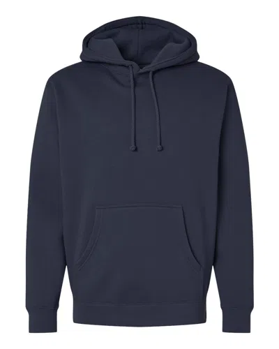 Independent Trading Co. Men's Heavyweight Hooded Sweatshirt In Blue