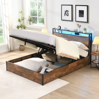 Streamdale Furniture Streamdale Lift-up Storage Bed Frame
