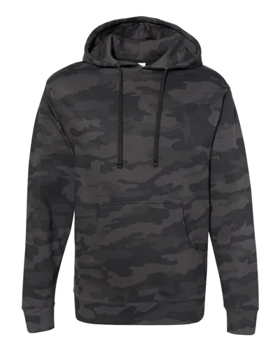 Independent Trading Co. Men's Midweight Hooded Sweatshirt In Black