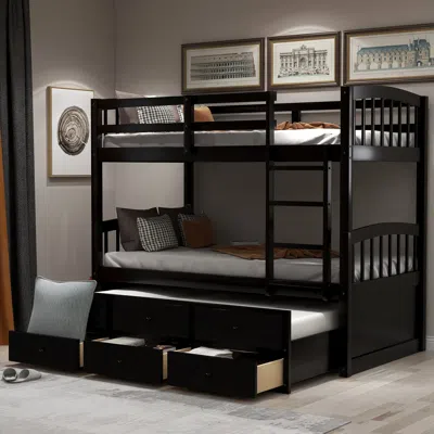 Streamdale Furniture Streamdale Twin Bunk Bed With Ladder