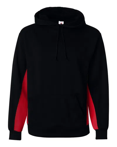 BADGER MEN'S PERFORMANCE FLEECE HOODED SWEATSHIRT 