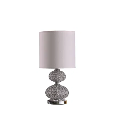Streamdale Furniture Streamdale 24" Mod Crystal Inspired Retro Table Lamp