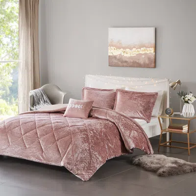 Streamdale Furniture Streamdale Felicia Velvet Duvet Cover Set