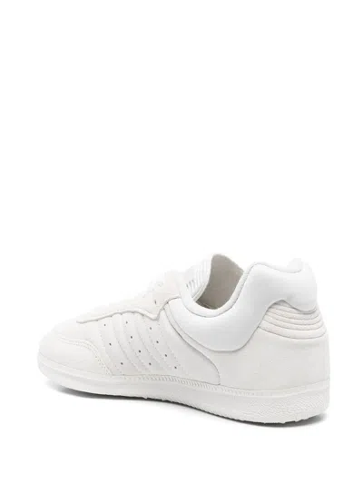 Y-3 Adidas X Dingyun Zhang Samba Sneakers In White Vapour/white Vapour/grey One