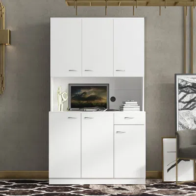 Streamdale Furniture Streamdale 70.87" Tall Wardrobe & Kitchen Cabinet