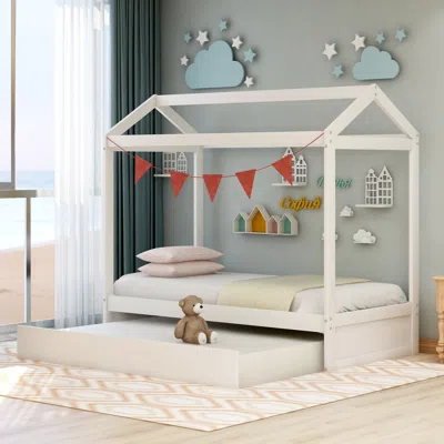 Streamdale Furniture Streamdale House Bed With Trundle