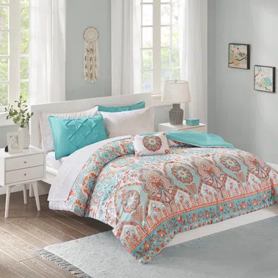 STREAMDALE FURNITURE STREAMDALE VINNIE BOHO COMFORTER SET WITH BED SHEETS 