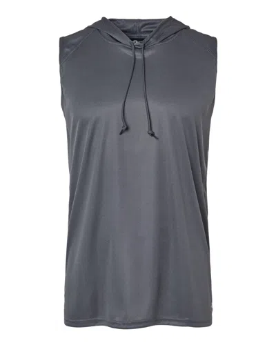 Badger Men's B-core Sleeveless Hooded T-shirt In Pink