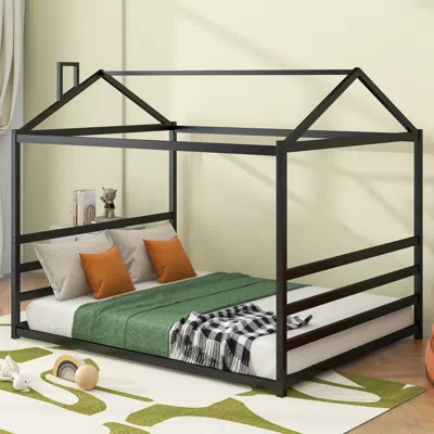 Streamdale Furniture Streamdale Metal House Shape Platform Bed