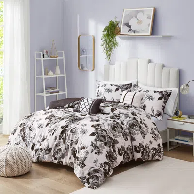 Streamdale Furniture Streamdale Dorsey Floral Print Comforter Set