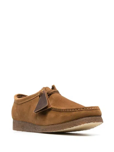 Clarks Wallabee Suede Loafers In Multicolor
