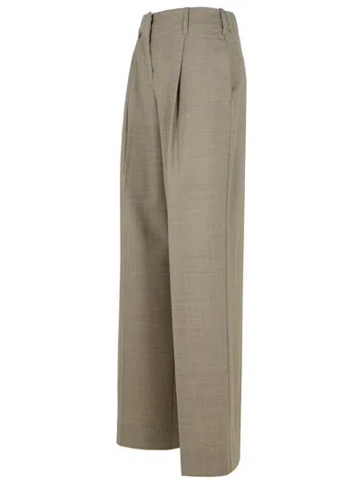 P.a.r.o.s.h Belt-loop Casual Pants In Grey