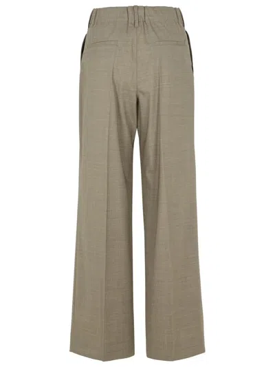 P.a.r.o.s.h Belt-loop Casual Pants In Grey
