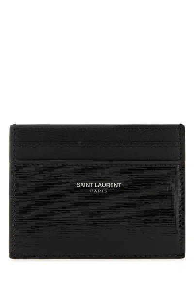 Saint Laurent Wallets In Black