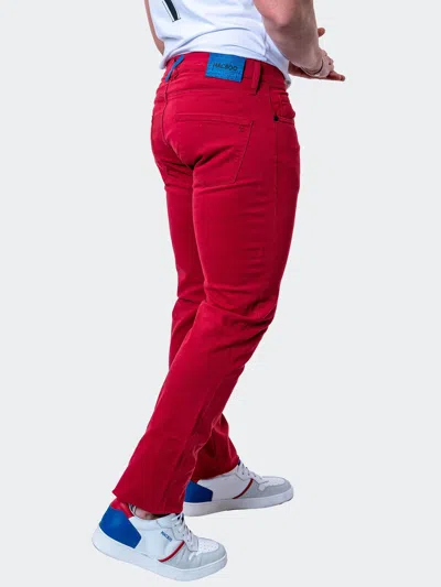 Tbd Jeans Claret Red In Red