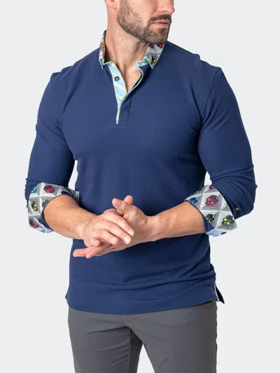 Rise Polo Newtonsolidverve Blue In Blue