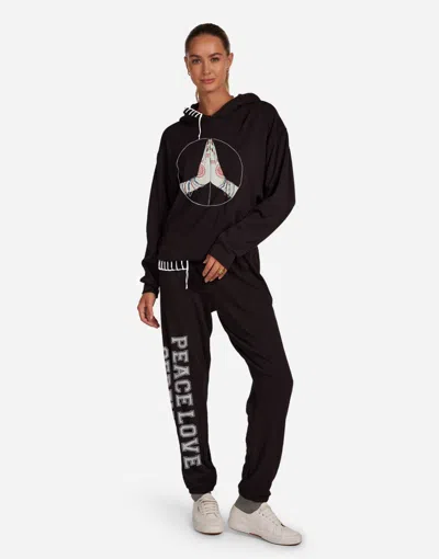 Lauren Moshi Tanzy Peace Love Serenity In Black