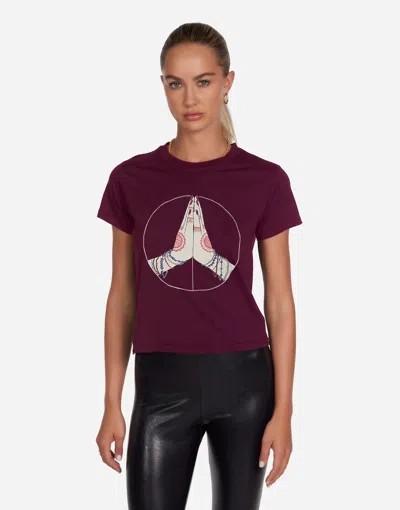 Lauren Moshi Ursula Peace Love Serenity In Berry Wine