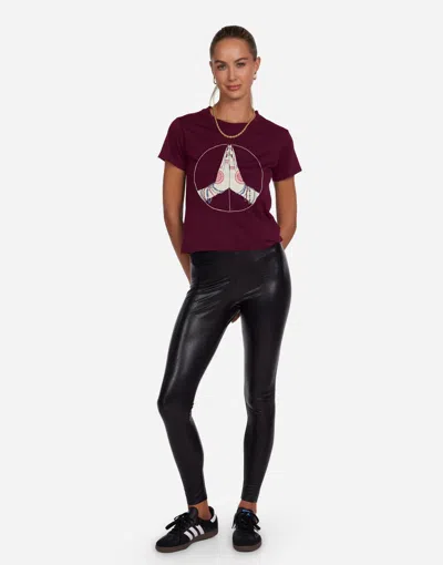 Lauren Moshi Ursula Peace Love Serenity In Berry Wine