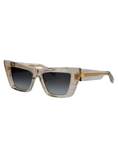 Balmain B-eye Gradient Acetate Cat-eye Sunglasses