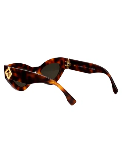 Shop Fendi Cat Eye Sunglasses Fe40146 I 53 N