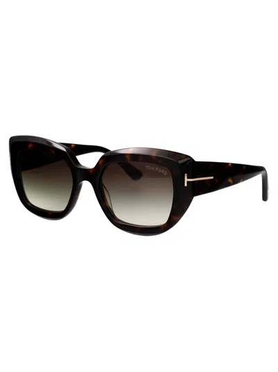 Tom Ford Eyewear Round Frame Sunglasses
