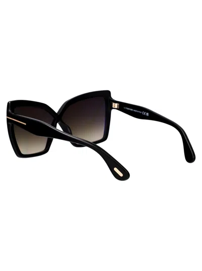 Tom Ford Cat Eye Sunglasses Ft1195/s 01 B
