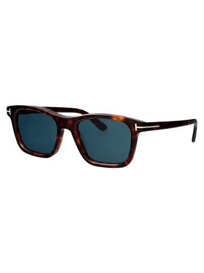 Tom Ford Barron 54mm Square Sunglasses In Multi
