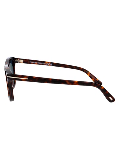 Tom Ford Barron 54mm Square Sunglasses In Multi