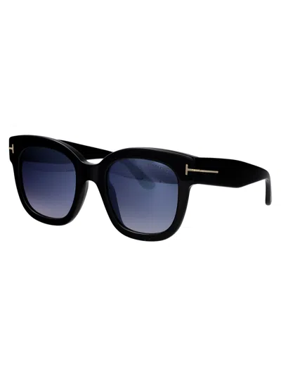 Tom Ford Beatrix 52mm Polarized Lens Oversize Square Sunglasses