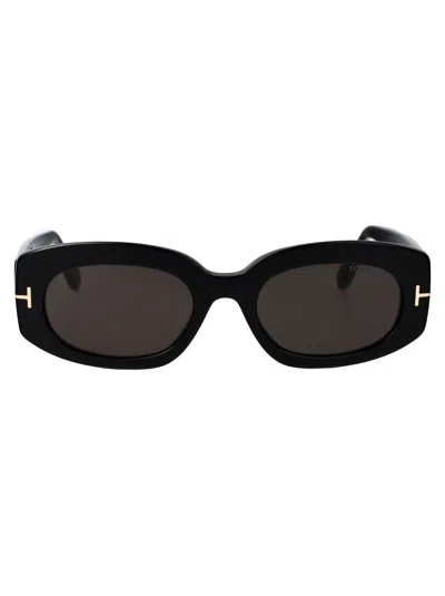 Tom Ford Eyewear Cielle Oval Frame Sunglasses