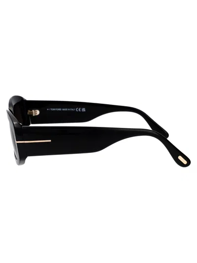 Tom Ford Eyewear Cielle Oval Frame Sunglasses
