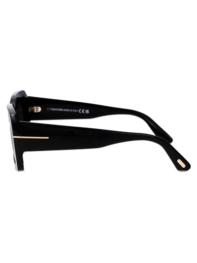 Tom Ford Eyewear Cielle Oval Frame Sunglasses