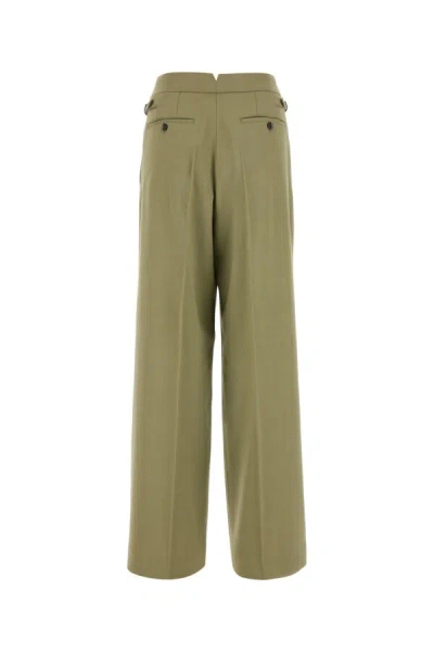 Ami Alexandre Mattiussi Ami Paris Sage Green Viscose Blend Pant In Green