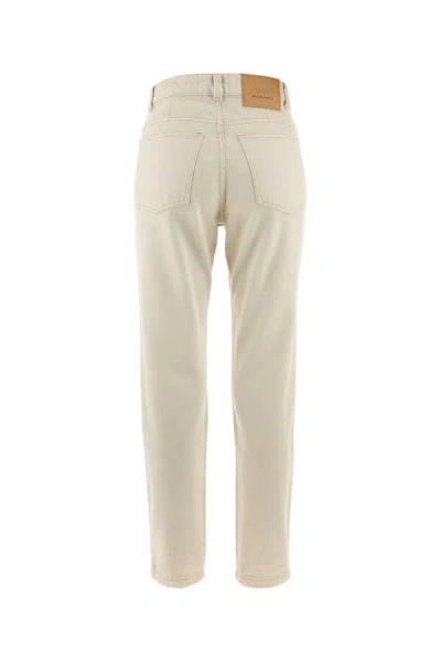 Ami Alexandre Mattiussi Ami Paris Logo-patch Denim Jeans In White