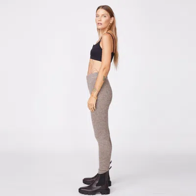 Monrow Marled Legging In Sesame